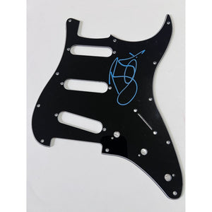 david bowie  Stratocaster electric pickguard signed with proof