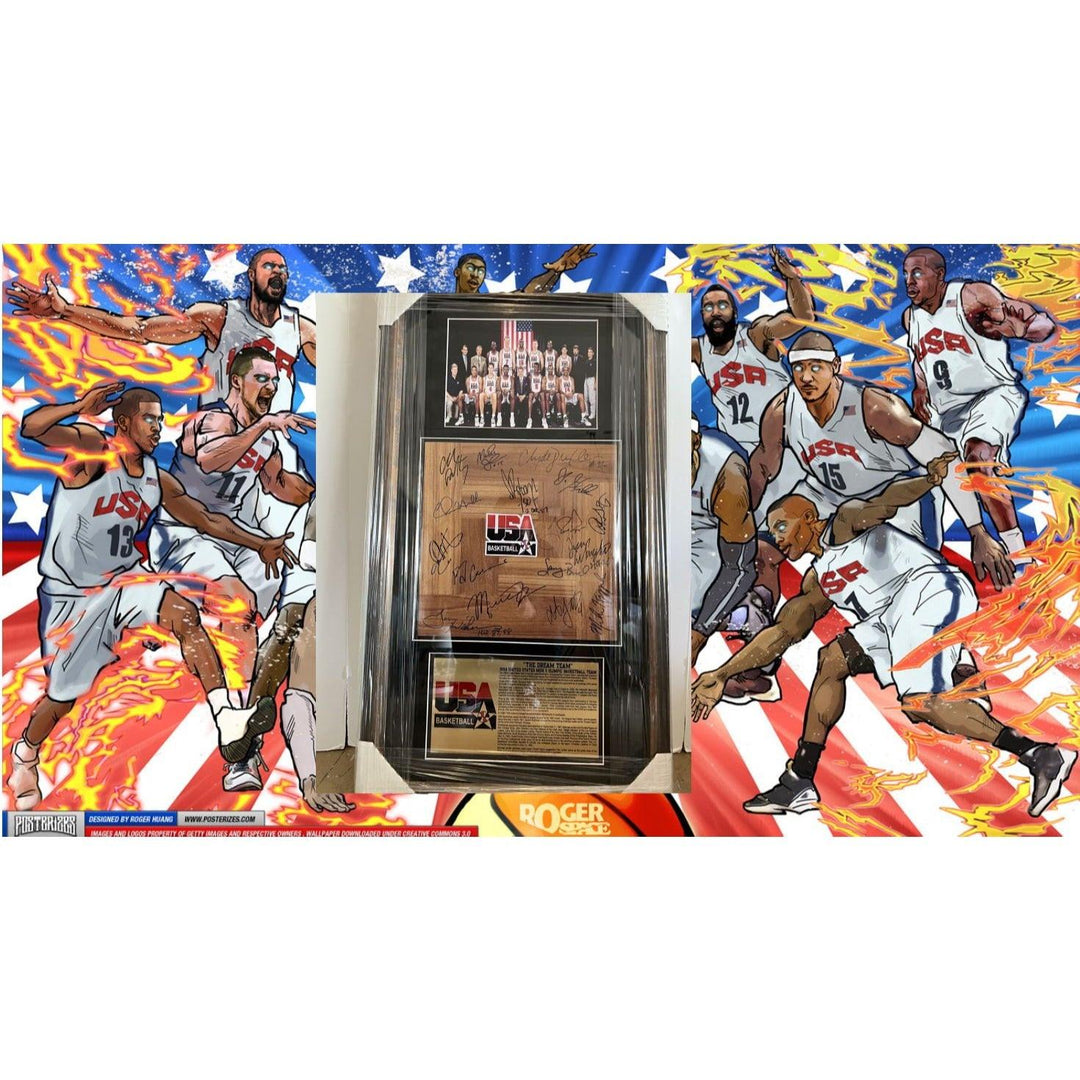 Larry Bird Michael Jordan Team Usa Dream Team: Jordan, Bird, And Johnson