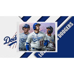 Load image into Gallery viewer, Los Angeles Dodgers 3 MVPs Shohei Ohtani Freddie Freeman Mookie Betts 16x20 signed with proof
