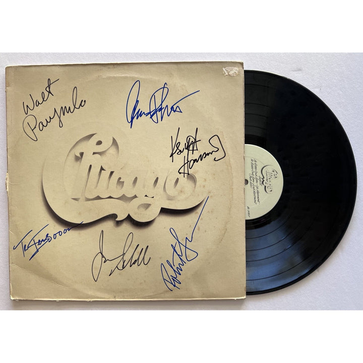 Chicago  Peter Cetera Robert Lamm Lee Loughnane  At Carnegie Hall lp signed