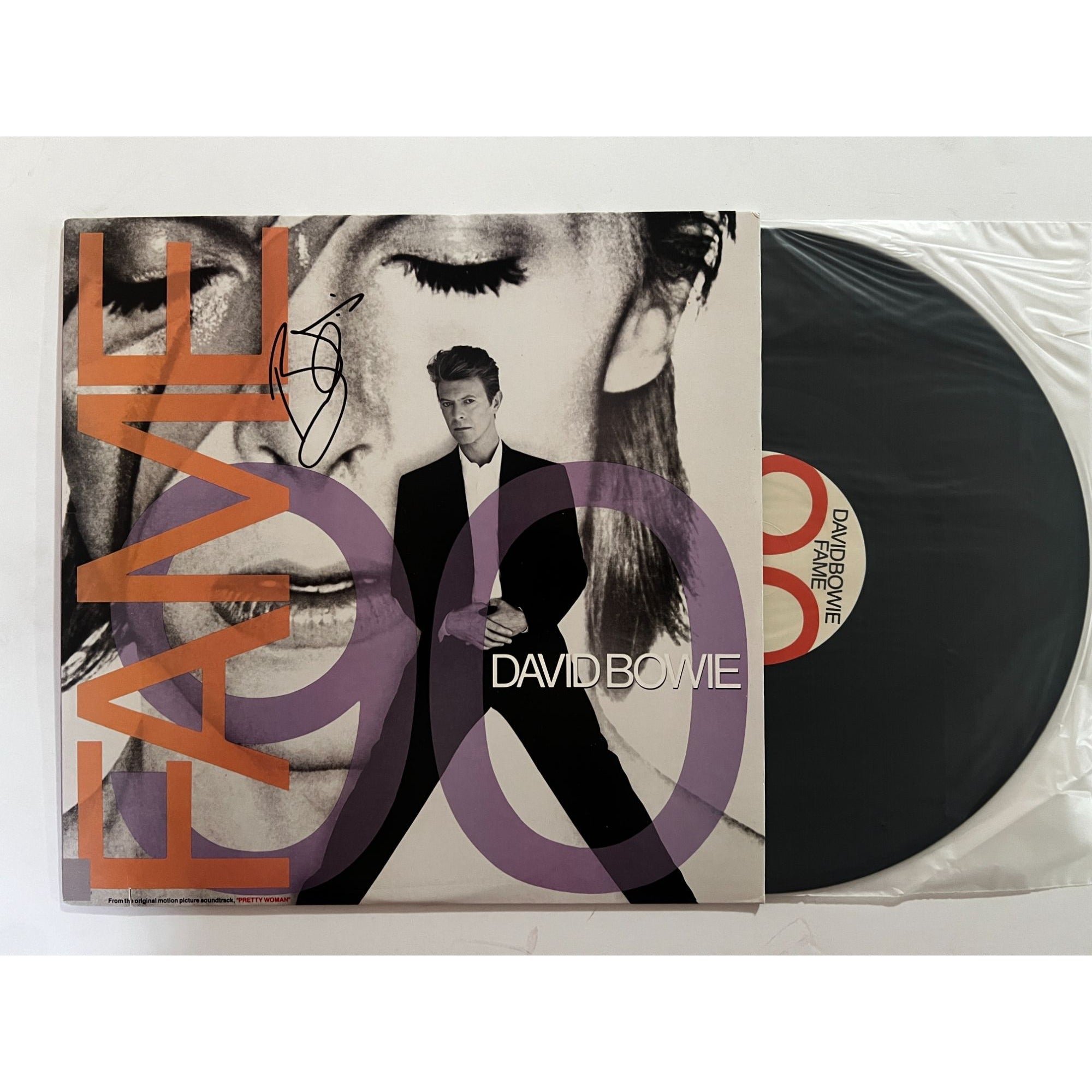 David Bowie "Fame" original LP signed with proof