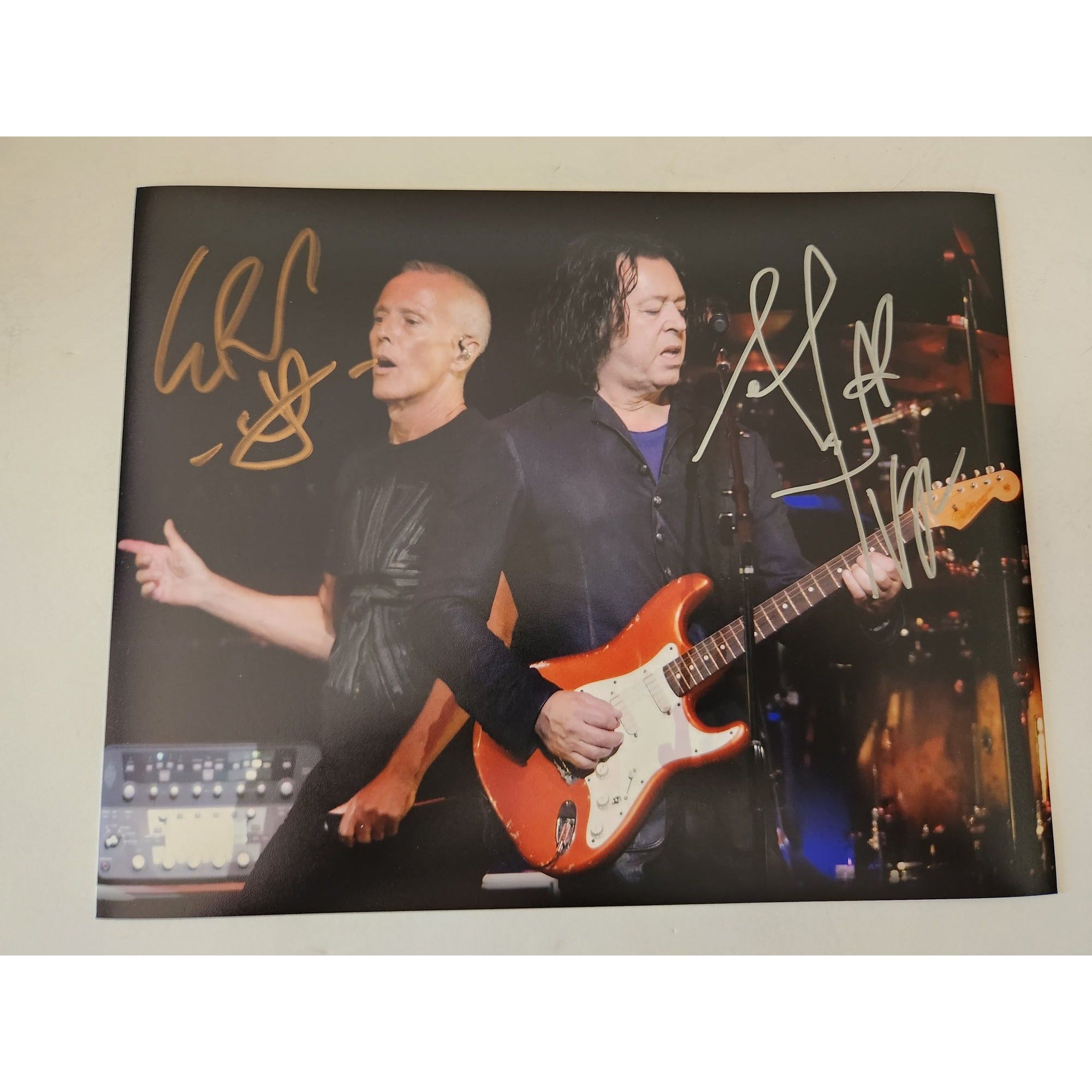 Tears for Fears Roland Orzabel Curt Smith 8x10 photo signed with proof