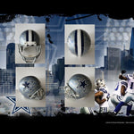Load image into Gallery viewer, Dallas Cowboys Jason Witten Amari Cooper Dak Prescott Zeke Elliott 2019 team signed replica full size helmet with proof
