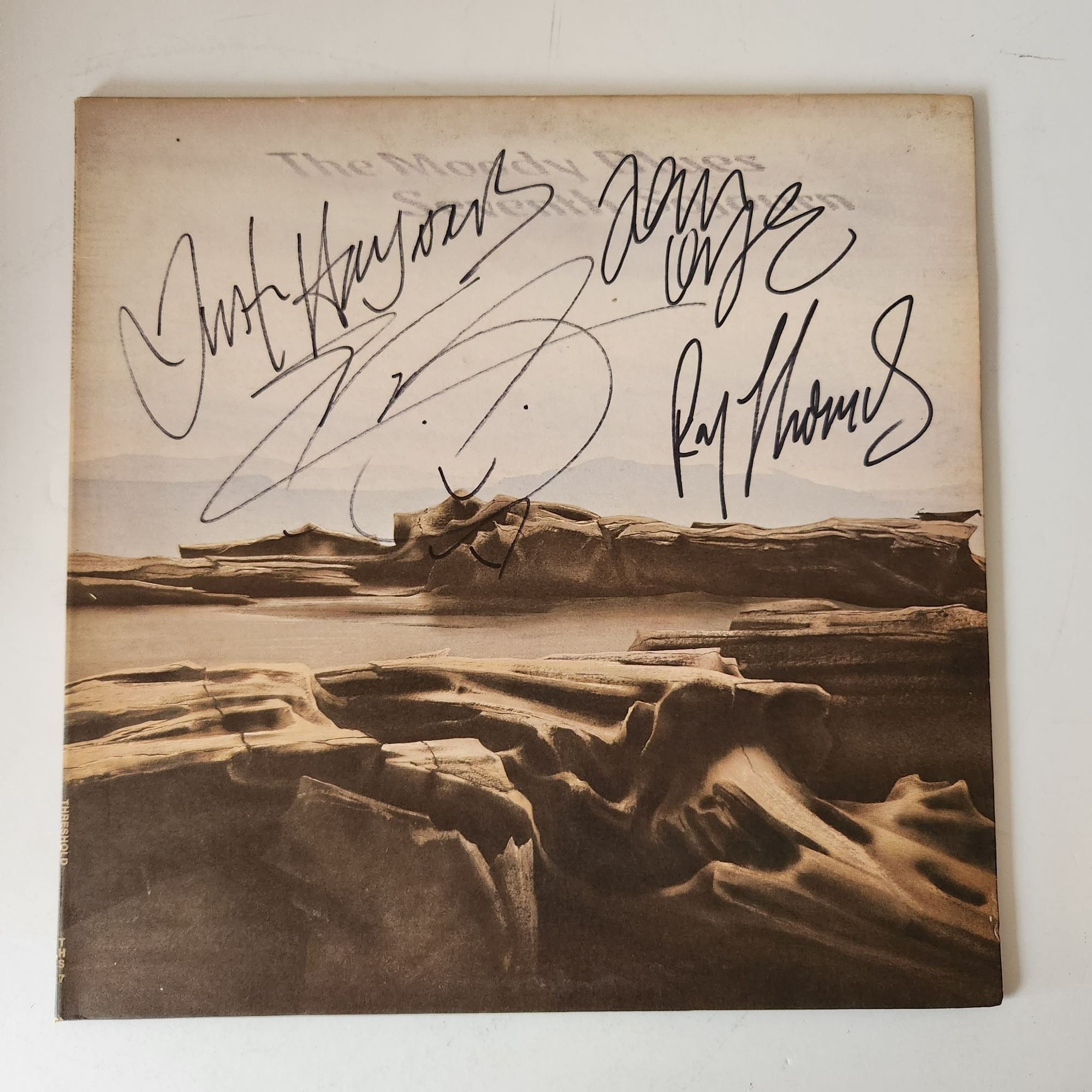 The Moody Blues Seventh Sojourn LP signed with proof