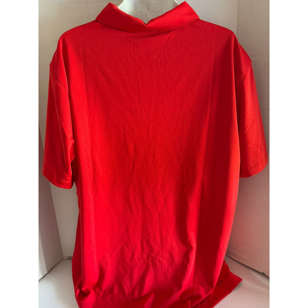 Tiger Woods Masters Champion Sundays Nike golf shirt signed with proof.