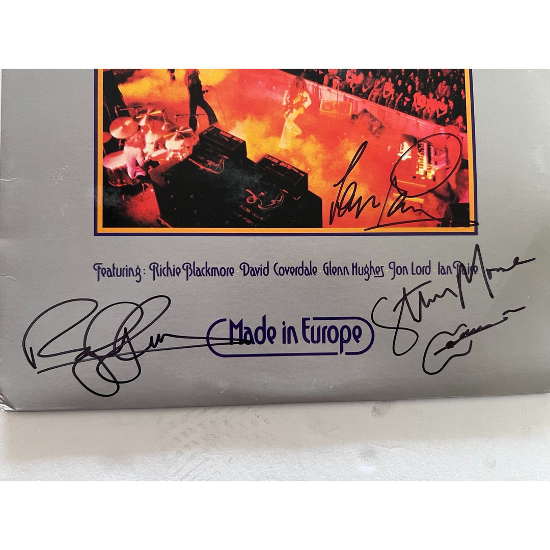 Ritchie Blackmore Deep Purple Made in Europa original lp signed with proof