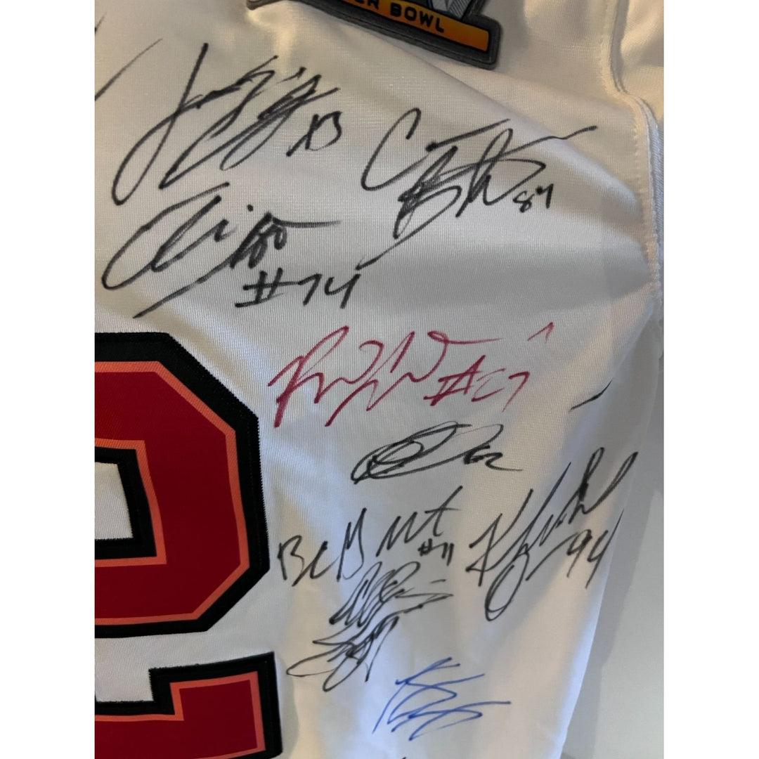 Tom Brady Tampa Bay Buccaneers Nike mens size large 2019- 2020 Super Bowl champions team signed authentic game model jersey with proof