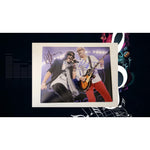 Load image into Gallery viewer, Foreigner lead singer Kaylee Hansen and lead guitarist Mick Jones 8x10 photo signed with proof
