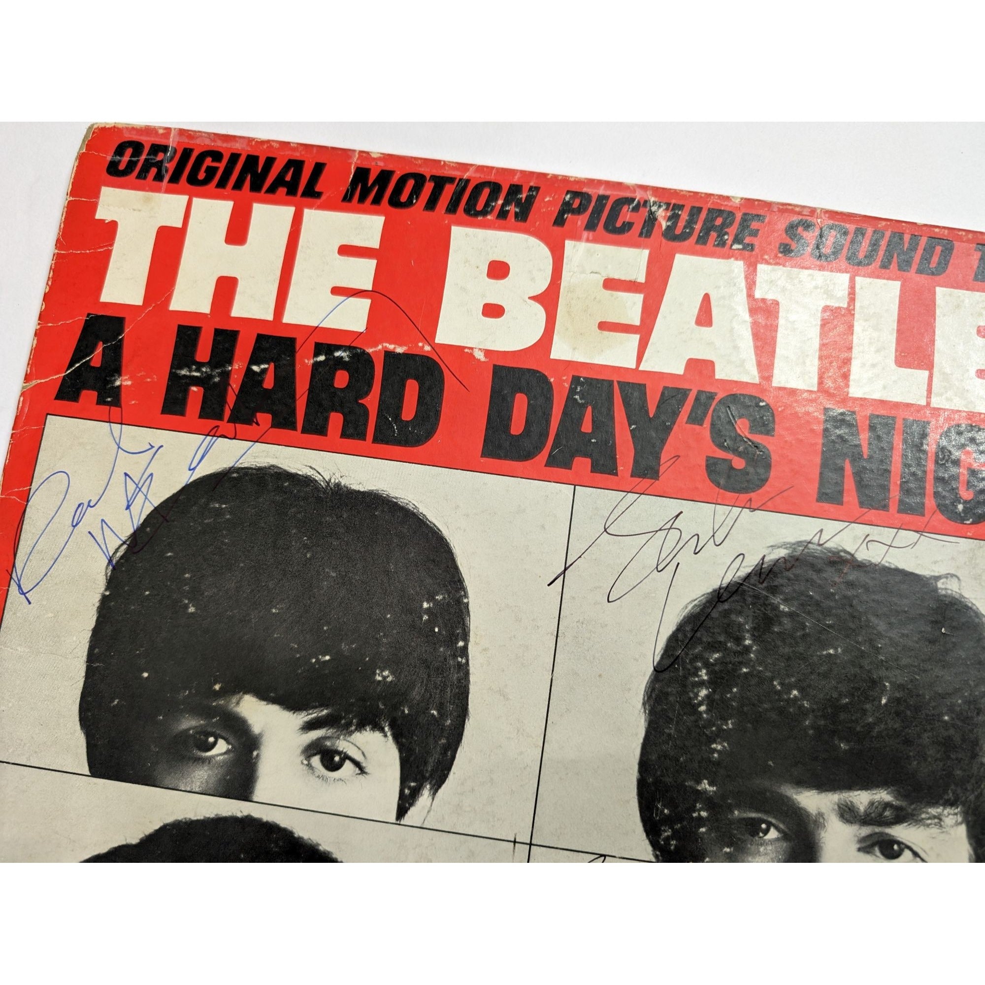The Beatles A Hard Day's Night original LP John Lennon George Harrison Ringo Starr Paul McCartney