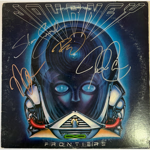 Journey Neal Schon, Ross Valory, Steve Smith, Jonathan Cain "Frontiers " LP signed