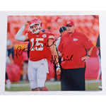 Load image into Gallery viewer, Kansas City Chiefs Patrick Mahomes and Andy Reid 8 x 10 signed photo with proof
