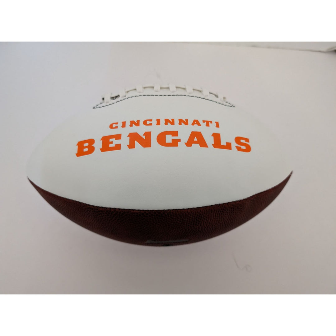 Cincinnati Bengals full size football Joe Burrow signed with proof