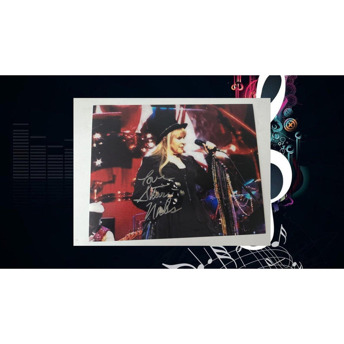 Stevie Nicks of Fleetwood Mac 8x10 photo signed with proof