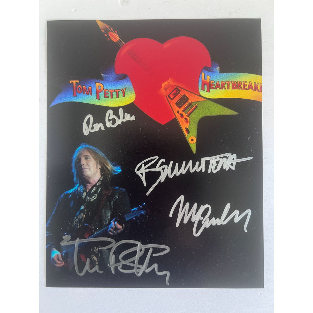 Tom Petty Belmont Trench Ron Blair Mike Campbell Tom Petty and the Heartbreakers 8x10 photo signed