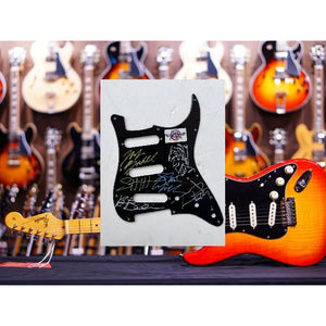 Tom Petty and the Heartbreakers  Stratocaster electric pickguard signed with proof