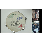 Load image into Gallery viewer, Beastie Boys Adam Youch, Mike D,  Ad-Rock, and Rick Rubin  10inch&#39; tambourine signed with proof
