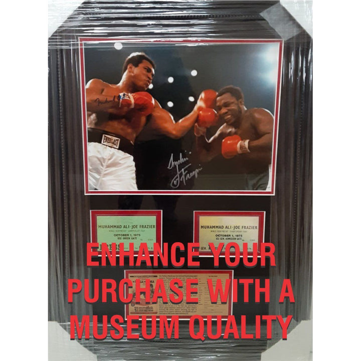 Mike Tyson Evander Holyfield original fight poster signed with proof