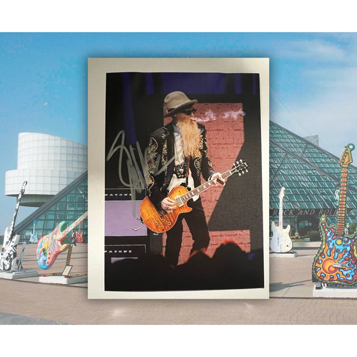 Billy Gibbons of ZZ Top 5x7 photo signed with proof