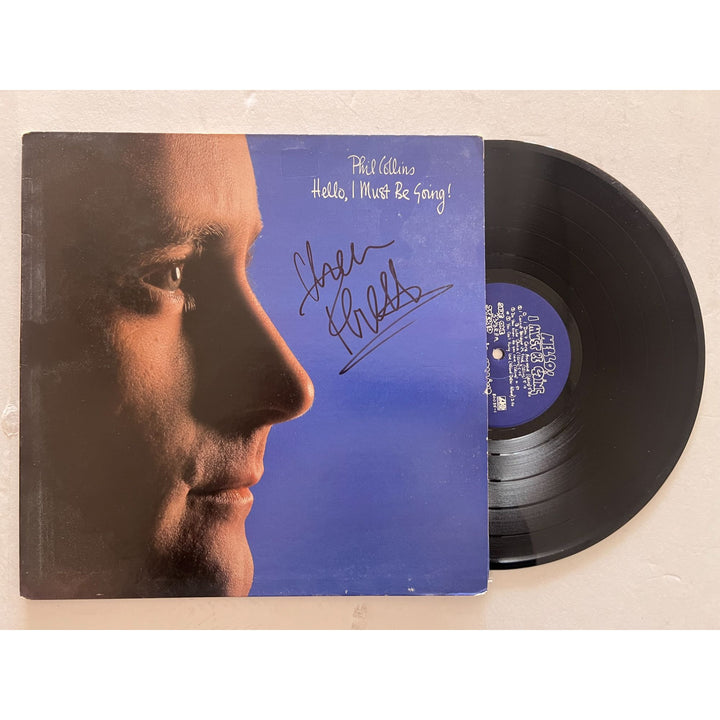 Phil Collins Hello, I must be going original LP signed with proof