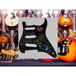 Load image into Gallery viewer, ACDC Angus and Malcolm Young  Stratocaster electric pickguard signed with proof
