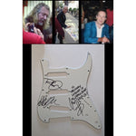 Load image into Gallery viewer, Robert Plant Jimmy Page John Paul Jones Led Zeppelin Fender Stratocaster electric guitar pickguard signed with proof
