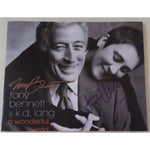 Load image into Gallery viewer, Tony Bennett and K.d Lang 8x10 photo sign with proof
