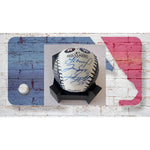 Load image into Gallery viewer, Houston Astros 2017 World Series Baseball Justin Verlander Jose Altuve and World Series MVP George Springer signed baseball with proof
