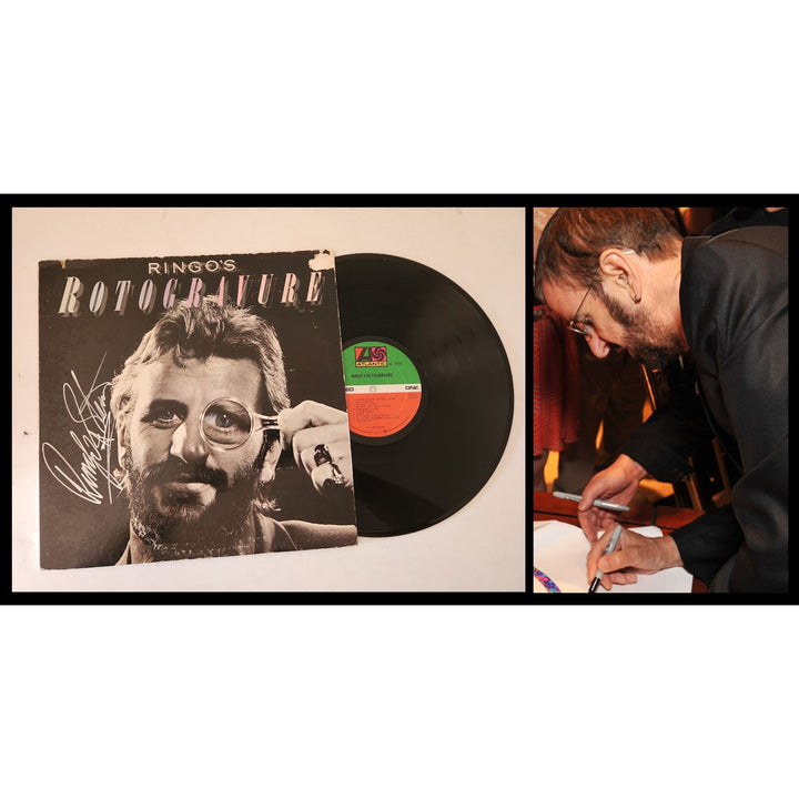 Ringo Starr Rotogravure LP signed with proof