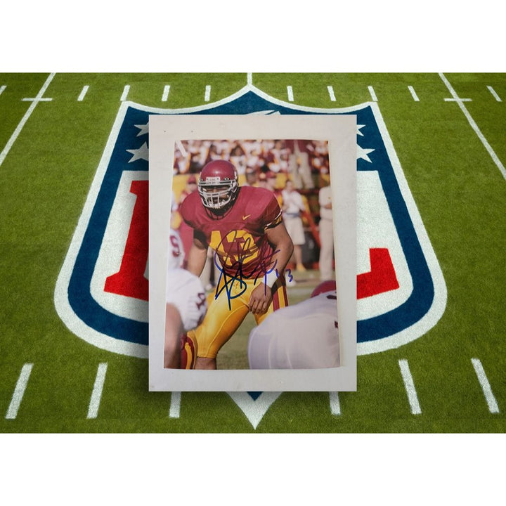 Troy Polamalu University of Southern California Trojans 5x7 photo signed with proof