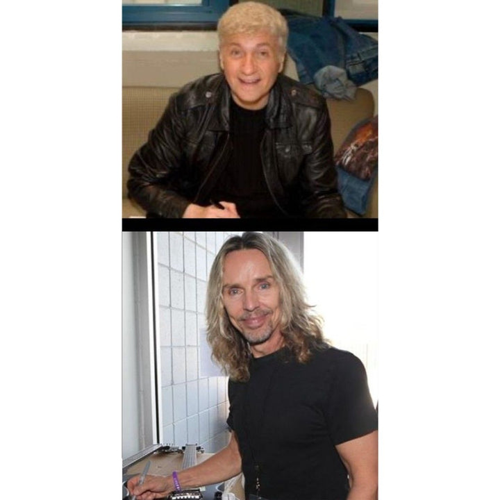 James Young, Tommy Shaw, Todd Sucherman, Lawrence Gowan, Will Evankovich, Terry Gowan Dennis DeYoung Fender Stratocaster signed with proof