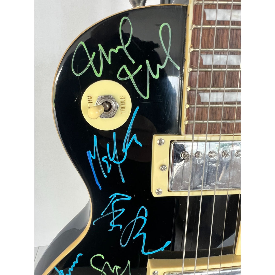 Grunge Legends Pearl Jam Sound Garden, STP, Alice in Chains Les Paul electric guitar signed with proof