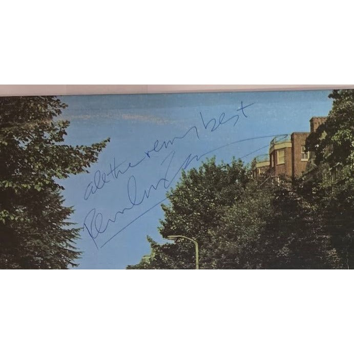 The Beatles Abbey Road Paul McCartney John Lennon George Harrison Ringo Starr signed with proof.