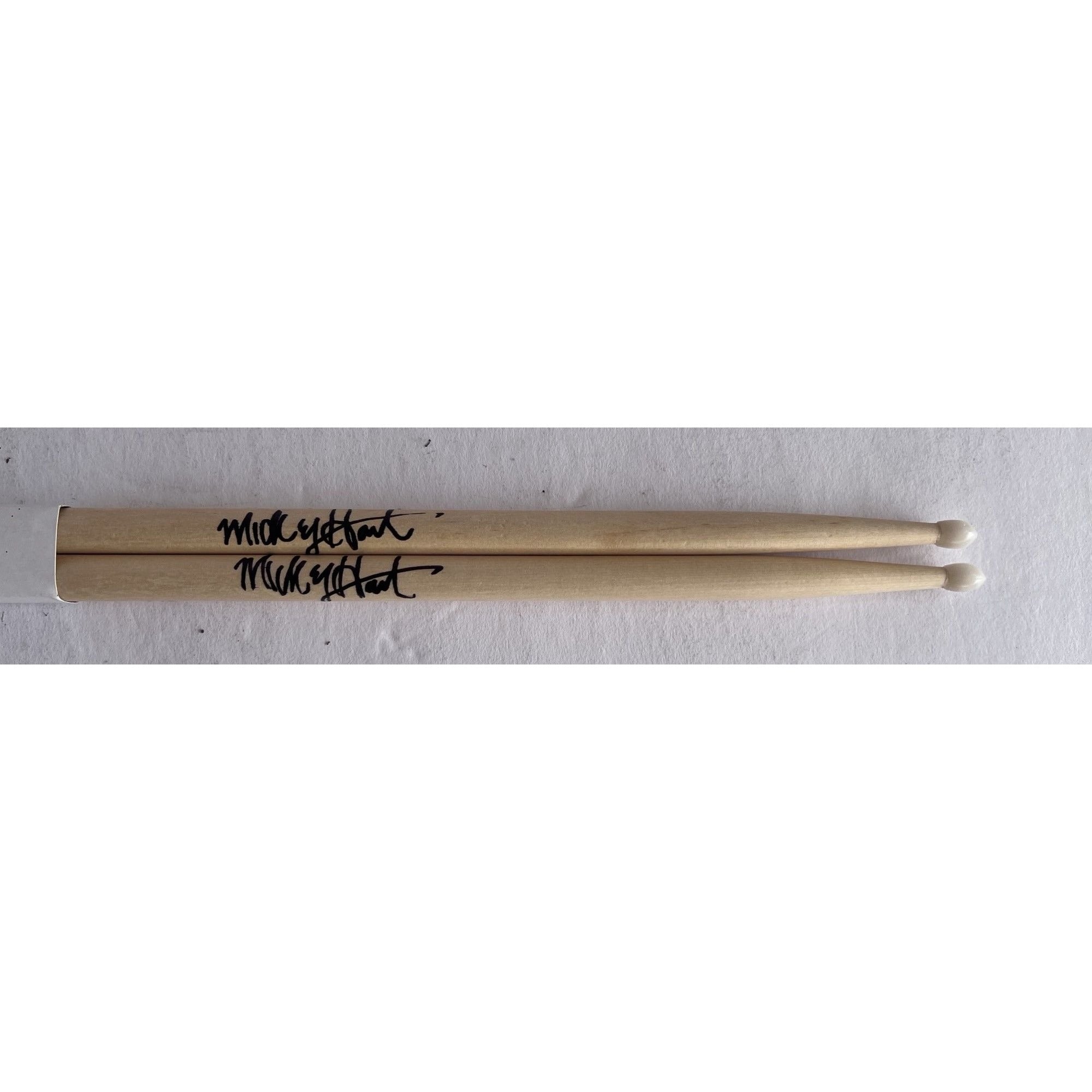 Mickey Hart drummer of the Grateful Dead drumsticks signed