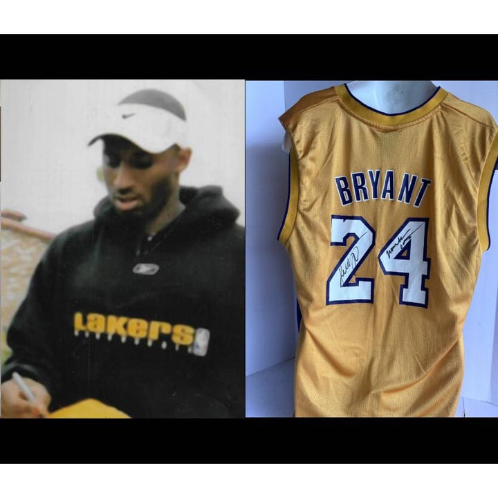 Los Angeles Lakers jersey Kobe Bryant "Black Mamba " inscribed & signed with proof