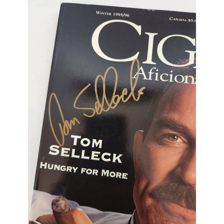 Tom Selleck Cigar Aficionado full magazine signed