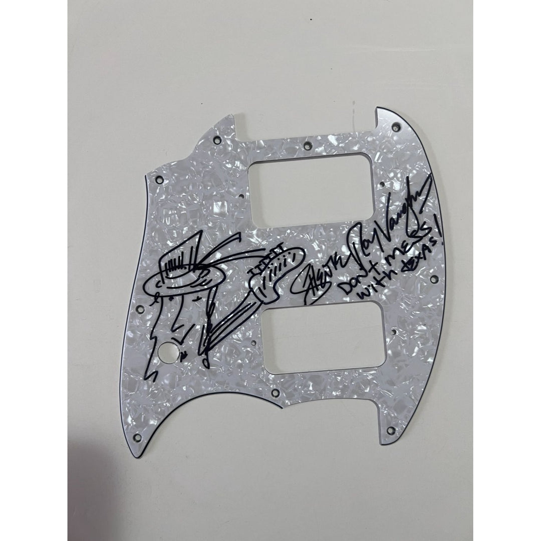 Stevie Ray Vaughan  pickguard signed with proof