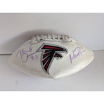 Load image into Gallery viewer, Atlanta Falcons Matt Ryan Michael Turner full size football signed
