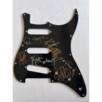 Load image into Gallery viewer, Def Leppard Rick Allen Vivian Campbell Rick Savage Joe Elliott Phil Collen Stratocaster electric guitar pickguard signed with proof
