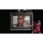 Load image into Gallery viewer, Michael Jordan signed and framed 45x32 poster with proof
