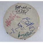 Load image into Gallery viewer, Paul Hewson Bono, The  Edge, Adam Clayton, Larry Mullen U2 10 inch tambourine signed with proof
