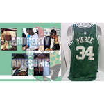 Load image into Gallery viewer, Boston Celtics 2007 2008 NBA champions Paul Pierce Kevin Garnett Ray Allen team sign game model jersey with proof
