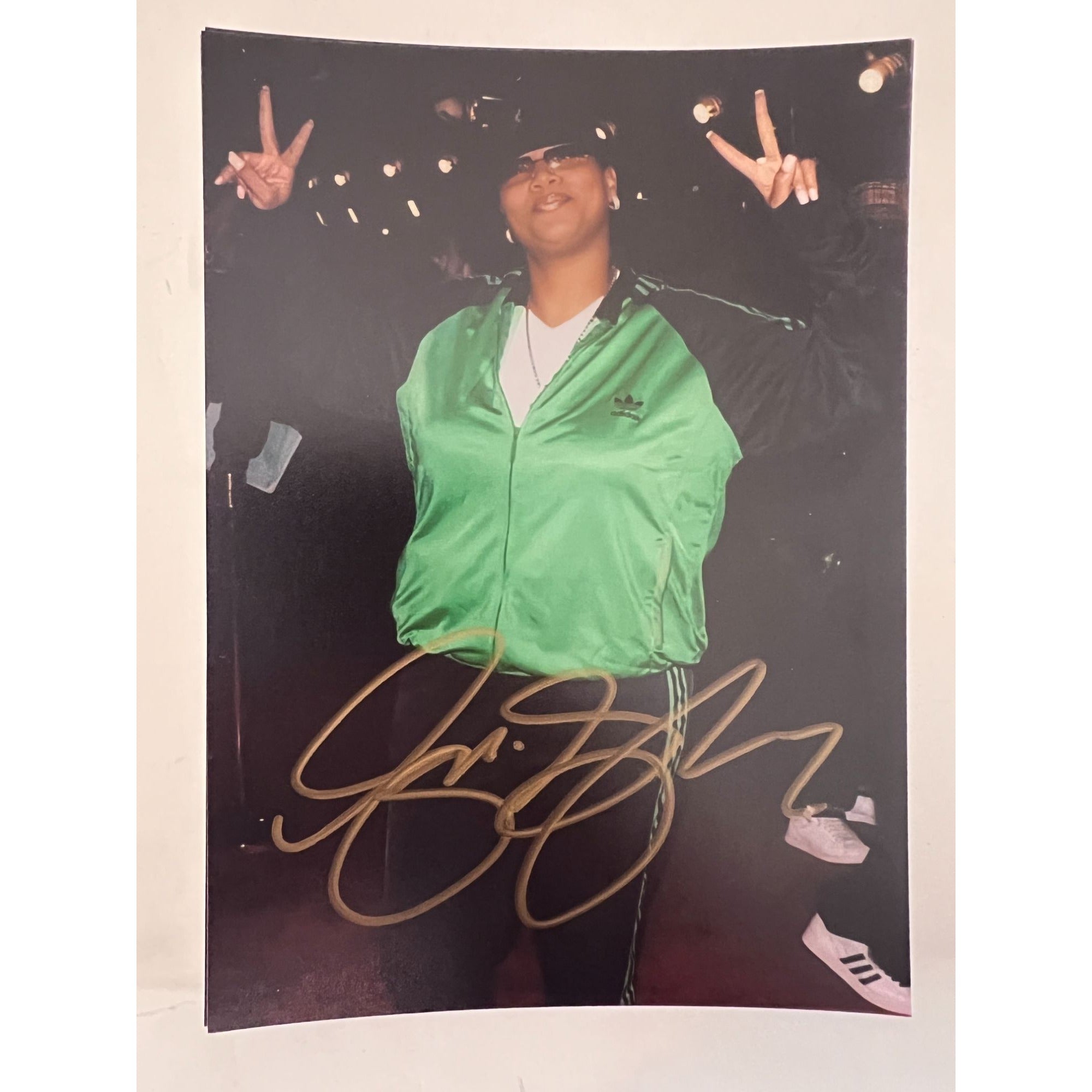Queen Latifah Dana Elaine Owens 5x7 photograph  signed with proof