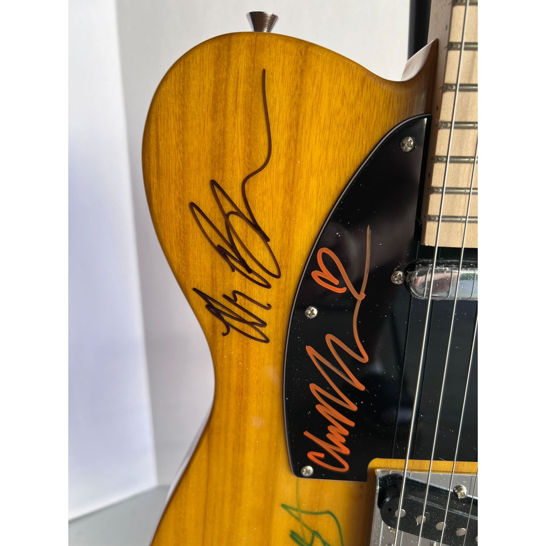 Fleetwood Mac Stevie Nicks Lindsey Buckingham Peter Greene Christie & Jon McVie Mick Fleetwood Telecaster full size electric guitar signed