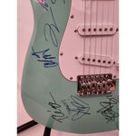 Load image into Gallery viewer, David Grohl, Billie Joe Armstrong, Chris Cornell, Jerry Cantrell signed guitar with proof
