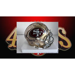 Load image into Gallery viewer, kyle shanahan Brock Purdy Deebo Samuel Christian McCaffrey George kittle mini helmet signed with proof
