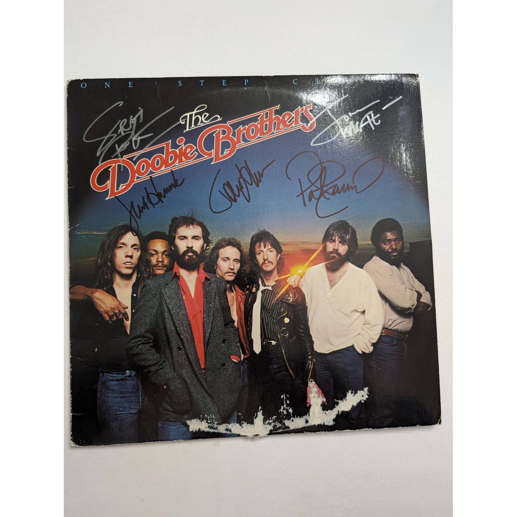 The Doobie Brothers One Step Closer LP signed