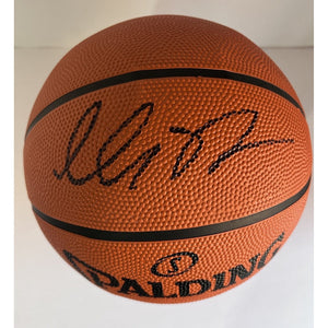 Luca Doncic Dallas Mavericks Spalding NBA full size basketball signed with proof