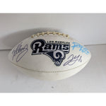 Load image into Gallery viewer, Todd Gurley Robert Woods Jared Goff Los Angeles Rams full size football signed
