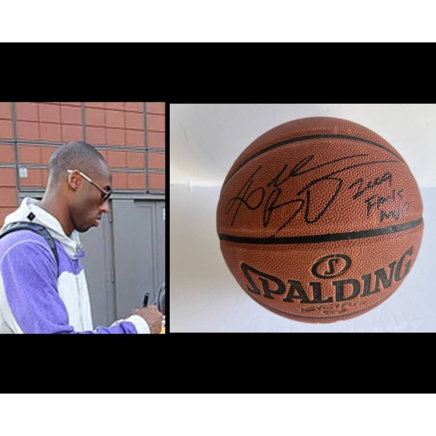 Los Angeles Lakers Kobe Bryant Spalding NBA basketball signed and inscribed 2009 Finals MVP