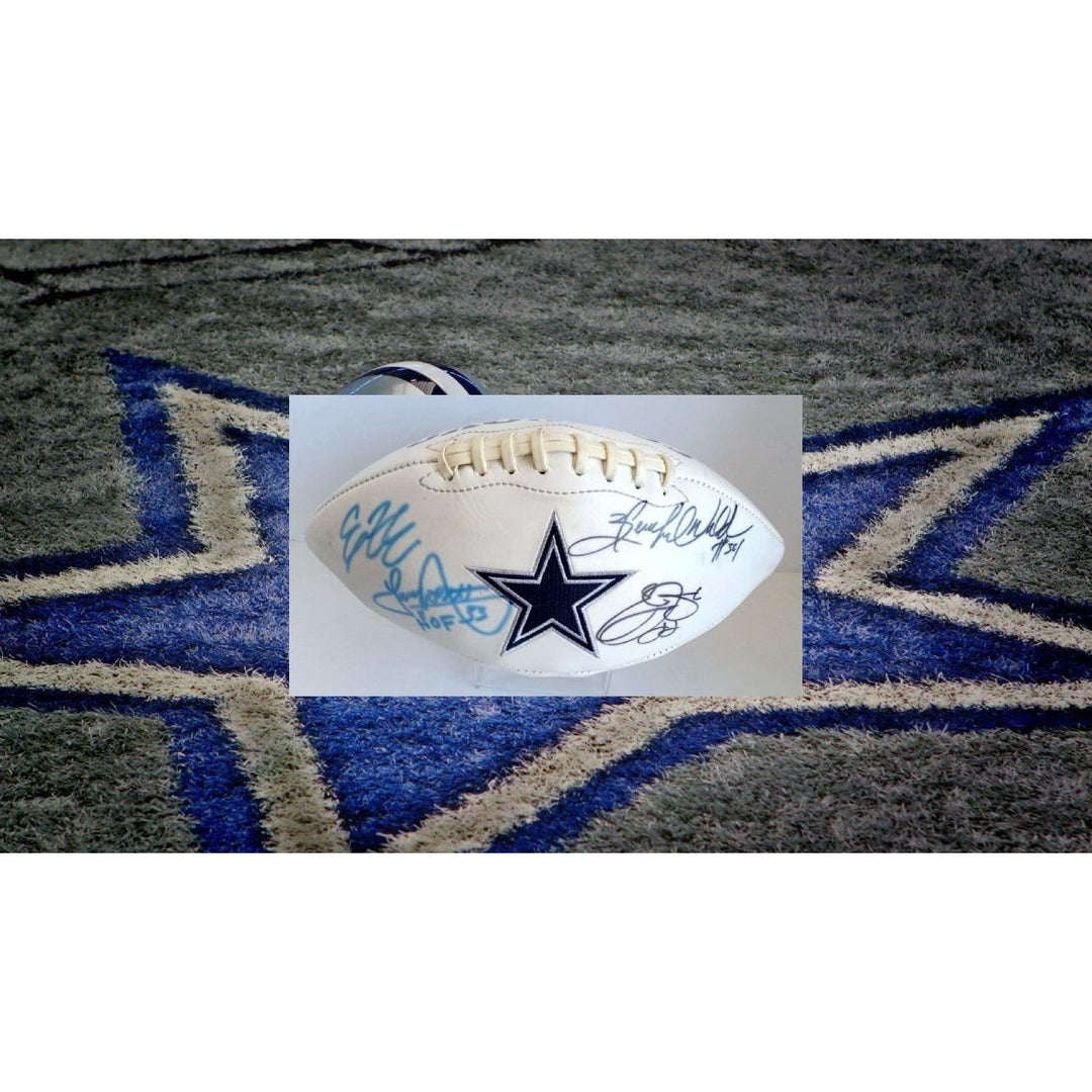 Ezekiel Elliott Tony Dorsett Herschel Walker an Emmitt Smith Dallas Cowboys football signed with proof